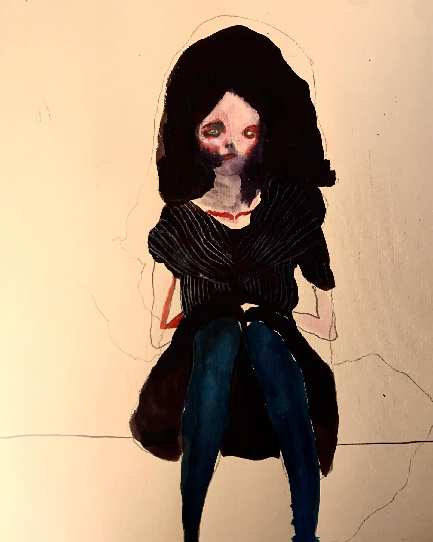 Donna seduta, 2024
