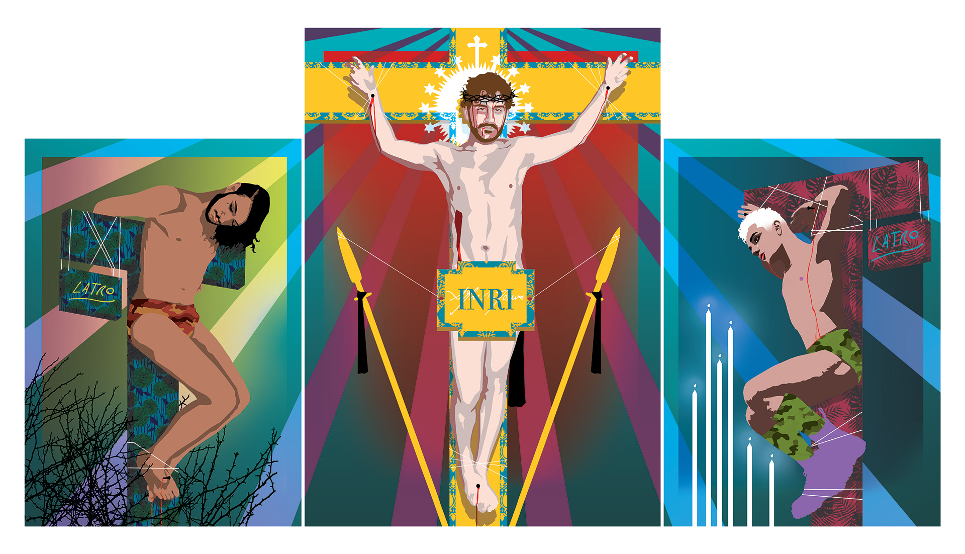 Trittico della Crocefissione, 2019